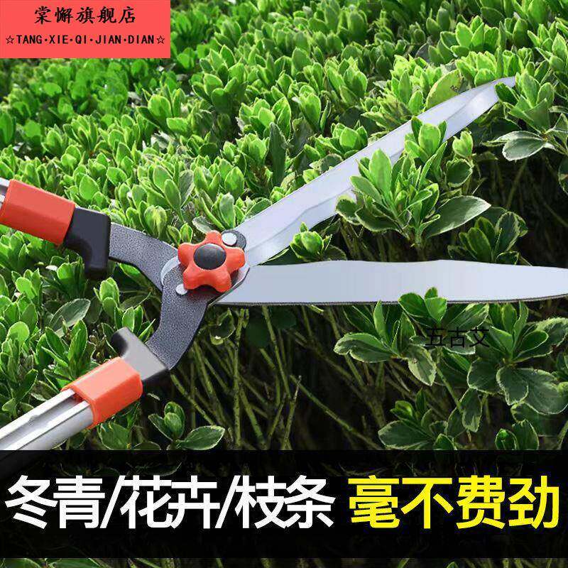 园艺大剪刀花木树枝修剪家用伸缩修枝剪草坪绿篱剪强力粗枝园林剪
