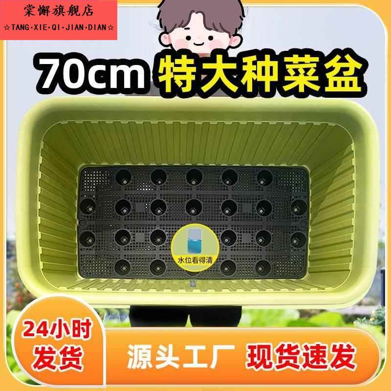 种菜盆室内室外阳台楼顶蔬菜水果专用箱长方形加大加厚移动种植盆