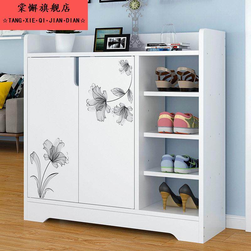 外贸简易鞋柜简约现代门厅柜家用鞋柜彷实木色门口鞋架收纳大容量,收纳整理,鞋子收纳架,淘宝优惠券,粉丝福利购,淘宝优惠卷