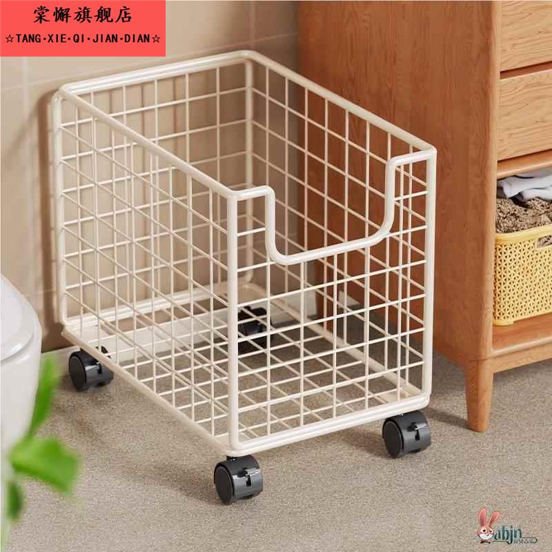 多功能小推车单层收纳层架化妆室厨房卧室移动置物架落地零食书架