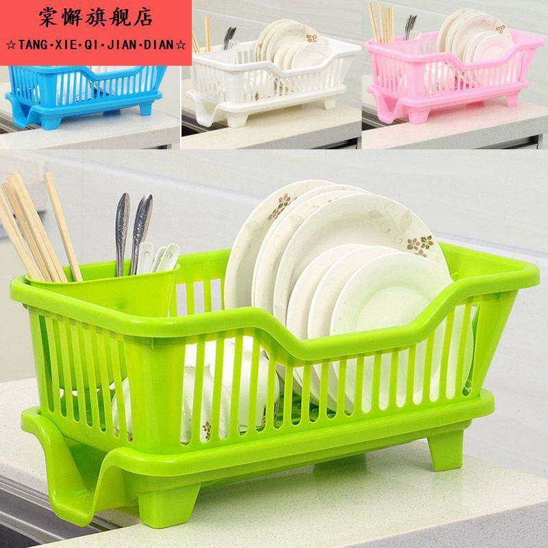 厨房碗筷沥水篮餐具收纳架单层大容量滤水篮塑料置物架碟盘装碗架,厨房/烹饪用具,碗架,淘宝优惠券,粉丝福利购,淘宝优惠卷