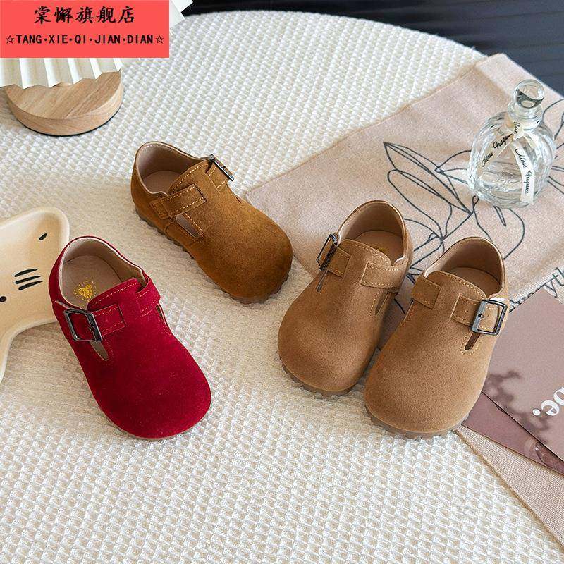 儿童勃肯鞋2025春秋新款宝宝小皮鞋女童软底豆豆鞋男童百搭覆古鞋,童鞋/婴儿鞋/亲子鞋,皮鞋,淘宝优惠券,粉丝福利购,淘宝优惠卷