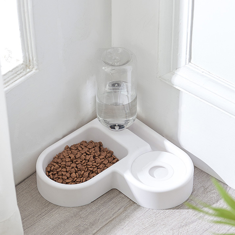 宠物碗 省空间减少侧翻湿嘴猫碗宠物自动饮水器 宠物食盆狗碗