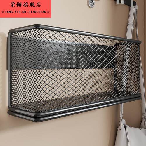 雨伞收纳层架家用门口磁吸放雨伞置物架入户门挂放伞挂墙沥水置物