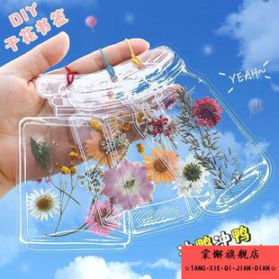 树叶标本册收集收藏押花塑封膜创意压花学生DIY手工制作卡 采集册