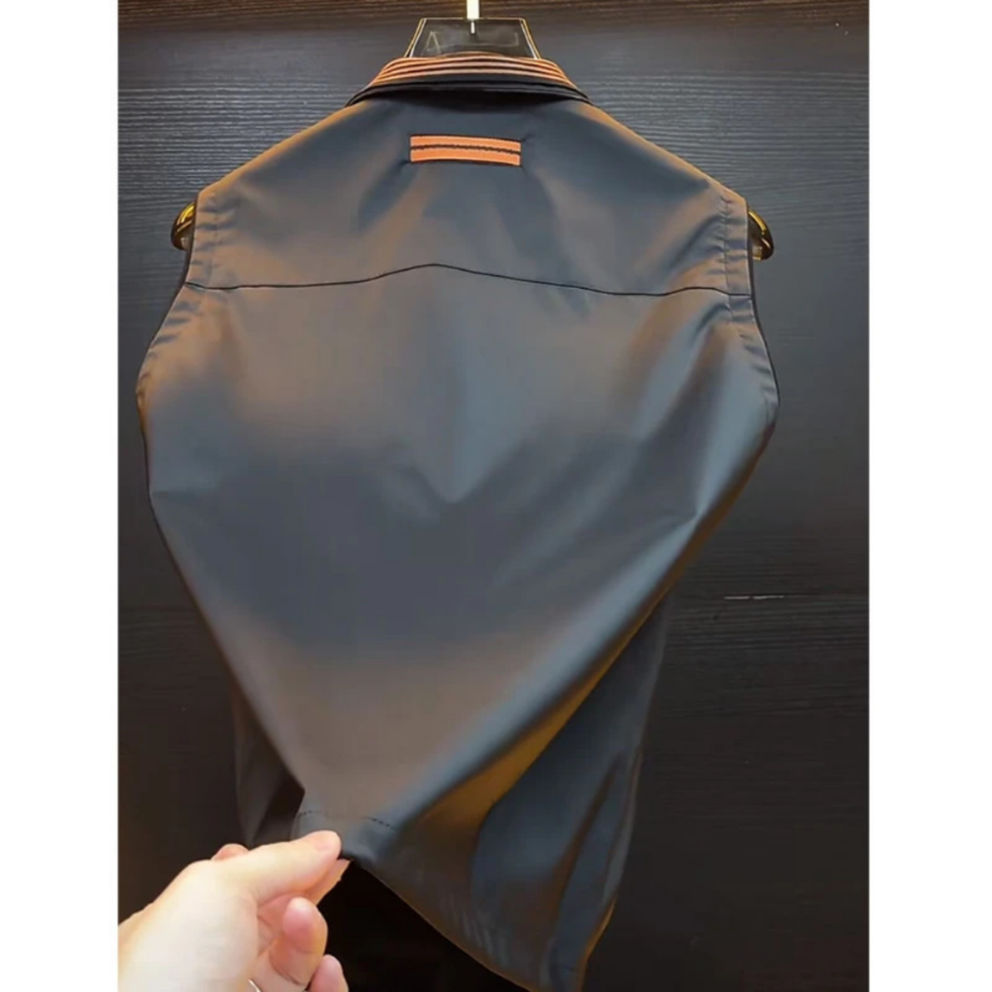 春季男士高奢潮牌拉链无袖马甲