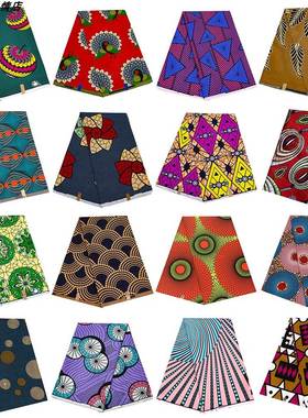 3码非洲蜡布African cotton batik double sided batiks national