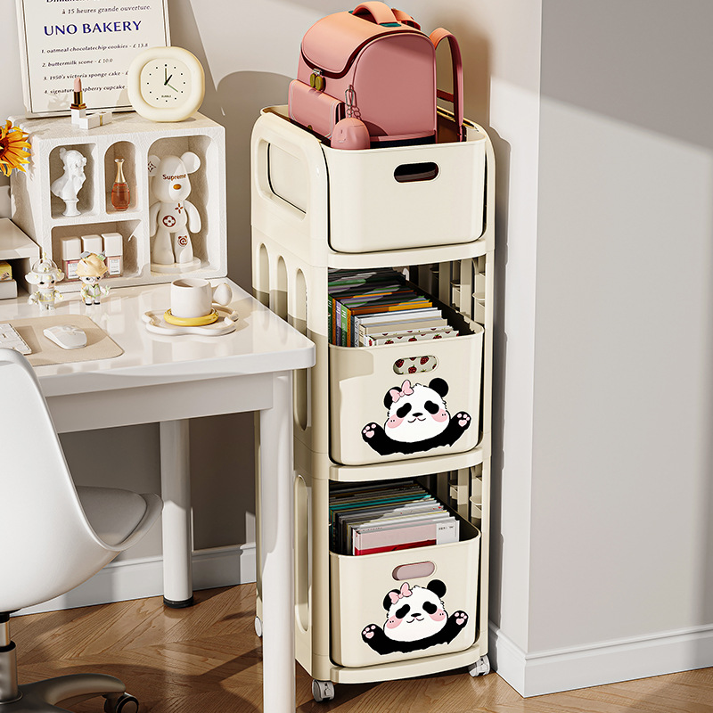 书包置物架儿童书架桌下可移动