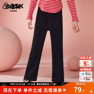 童装 儿童洋气女大童直筒长裤 女童裤 2025年新款 子冬季 ask