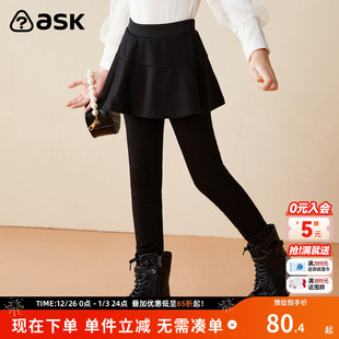 女童冬打底裤 中大童鲨鱼裤 儿童裤 运动瑜伽裤 子 子新款 ask