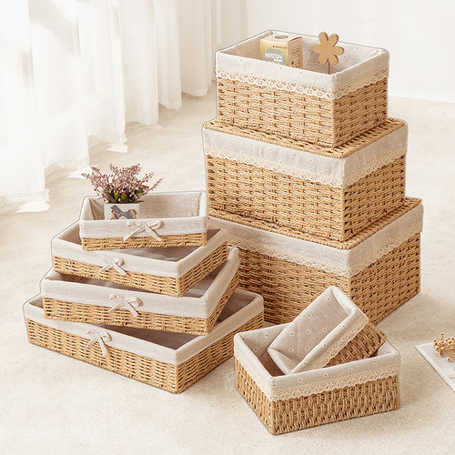 【已售20万+】纯手工编织收纳盒