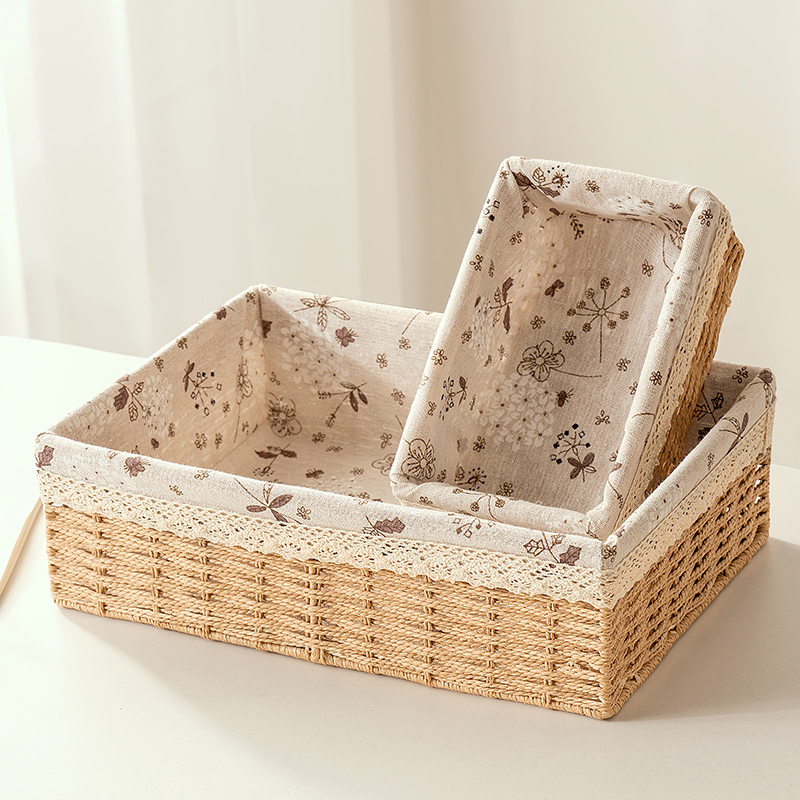 【已售1万+】纯手工编织收纳盒