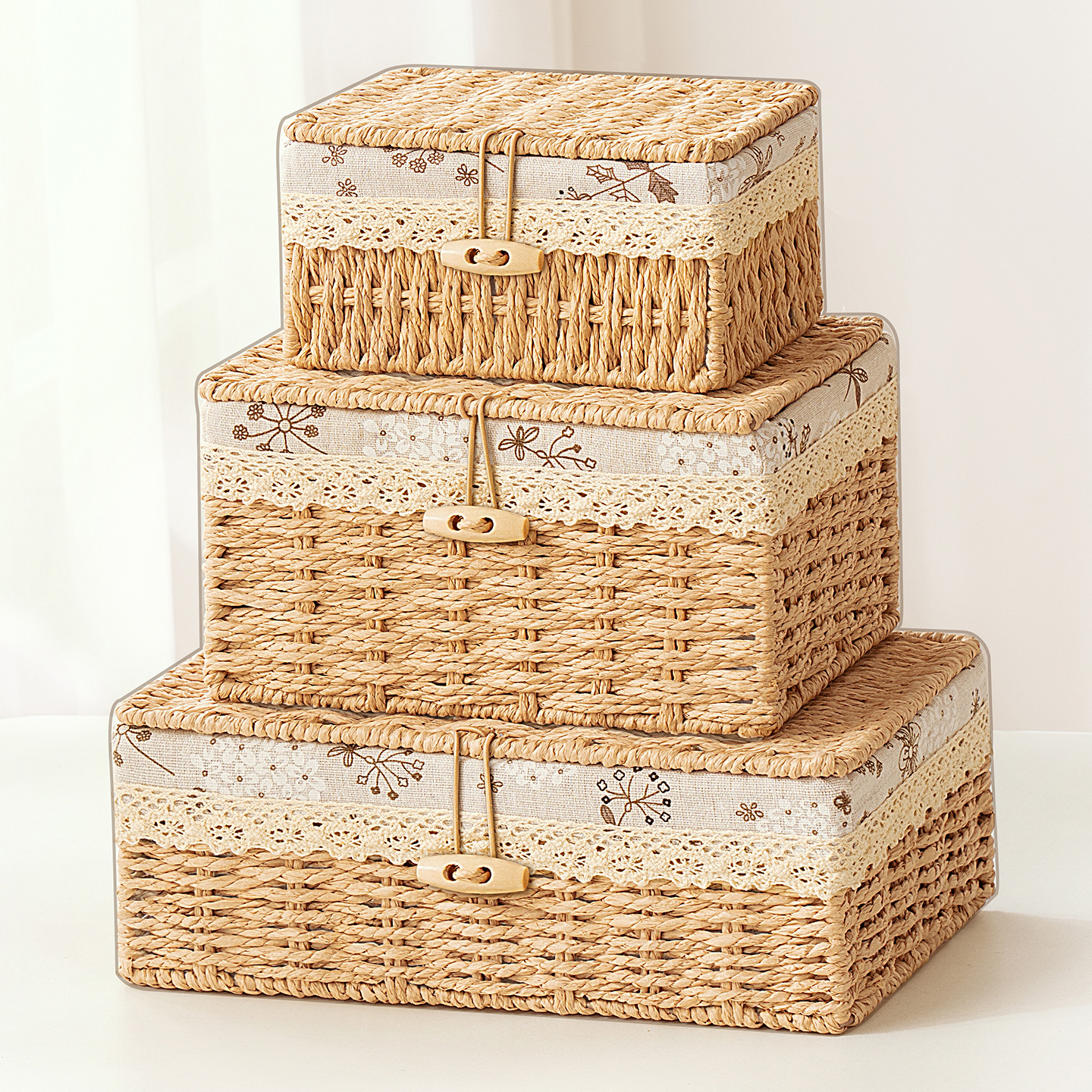 【颜选TOP】纯手工编织收纳盒