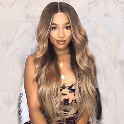 极速2020 dnew Europe lady golden hair wigs high quality wig