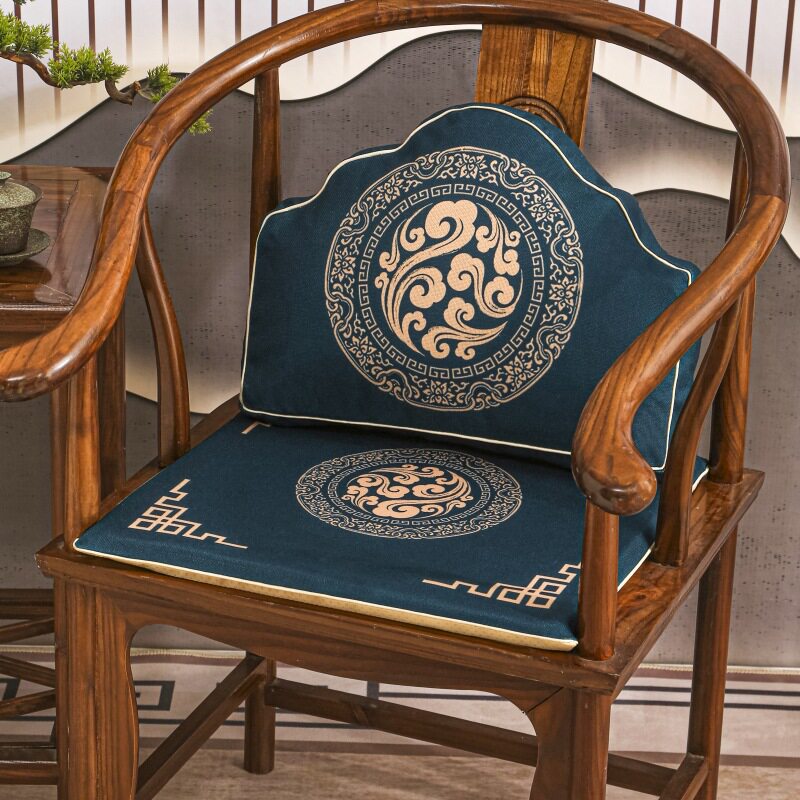 中式红木沙发座椅垫实木家具坐垫太师椅圈椅垫餐桌茶椅垫防滑定制