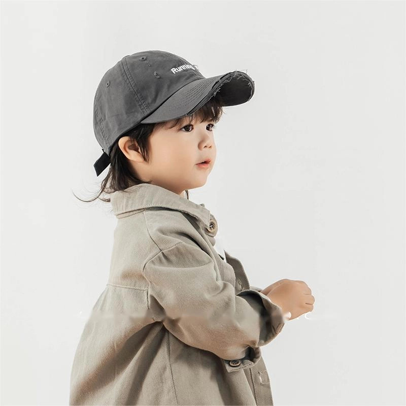 儿童棒球帽春秋款男童鸭舌帽宝宝帽子潮酷百搭女童遮阳帽小孩秋天