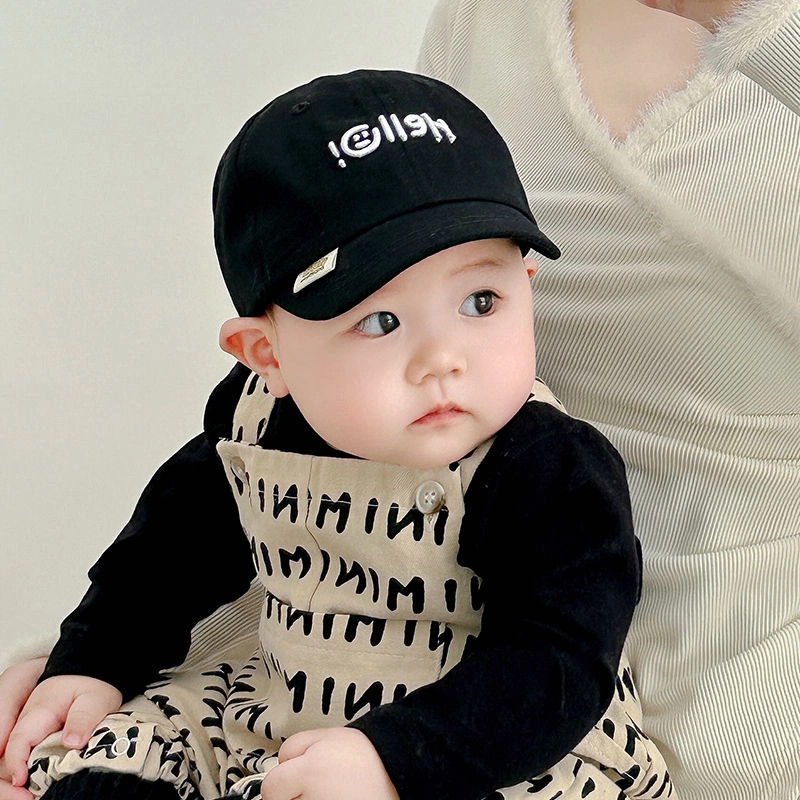 婴儿帽子春秋薄款0一6月男宝宝鸭舌帽遮阳帽休闲婴幼儿防晒棒球帽