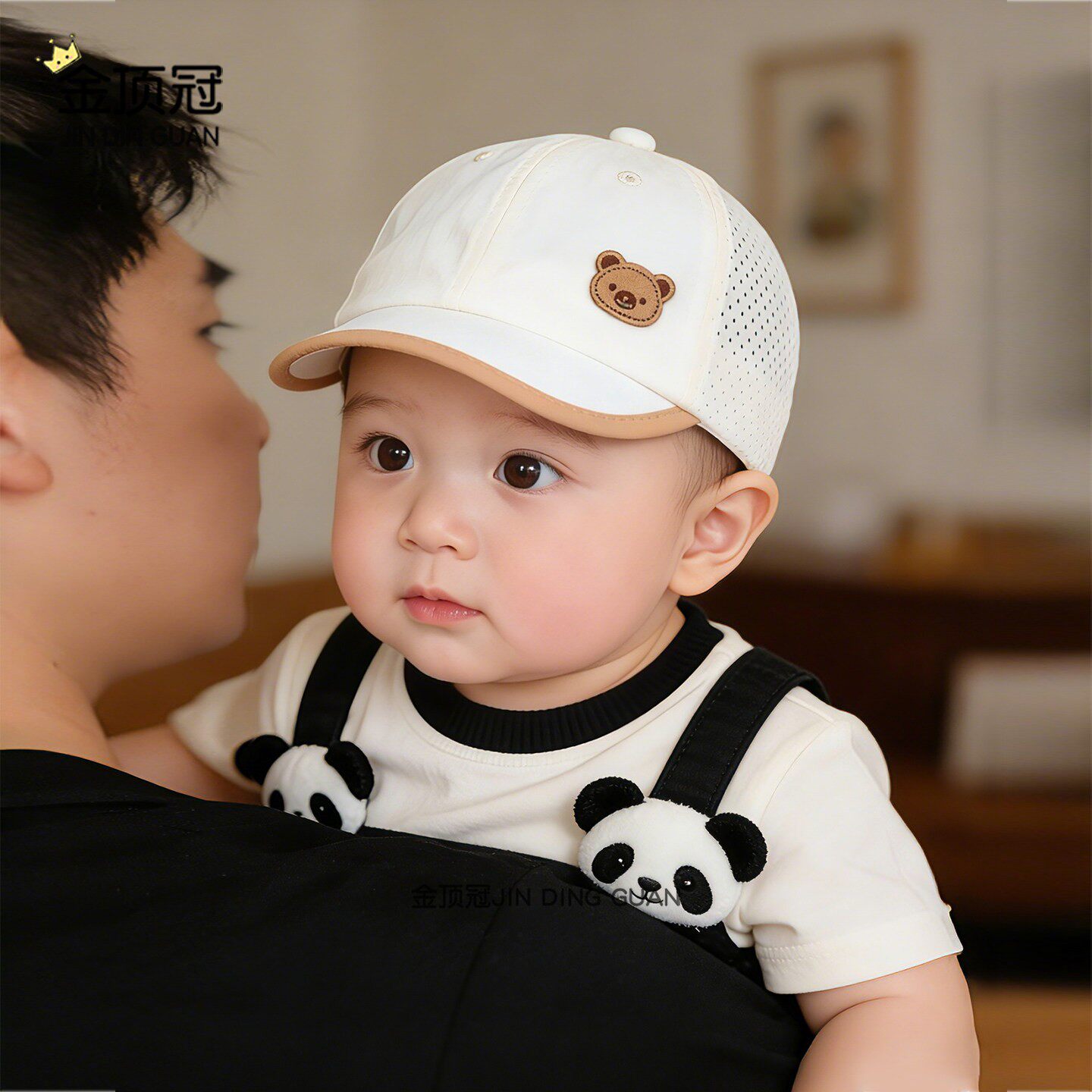 婴儿帽子春季薄款女宝宝鸭舌帽男宝宝遮阳防晒帽外出洋气可爱夏季
