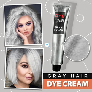 Gray Hair Dye Cream Hair Color Wax Hair Gream Unisex Smoky