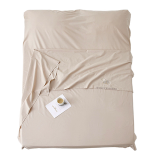 A类全棉长绒棉刺绣旅行睡袋酒店隔脏纯棉便捷式出差神器