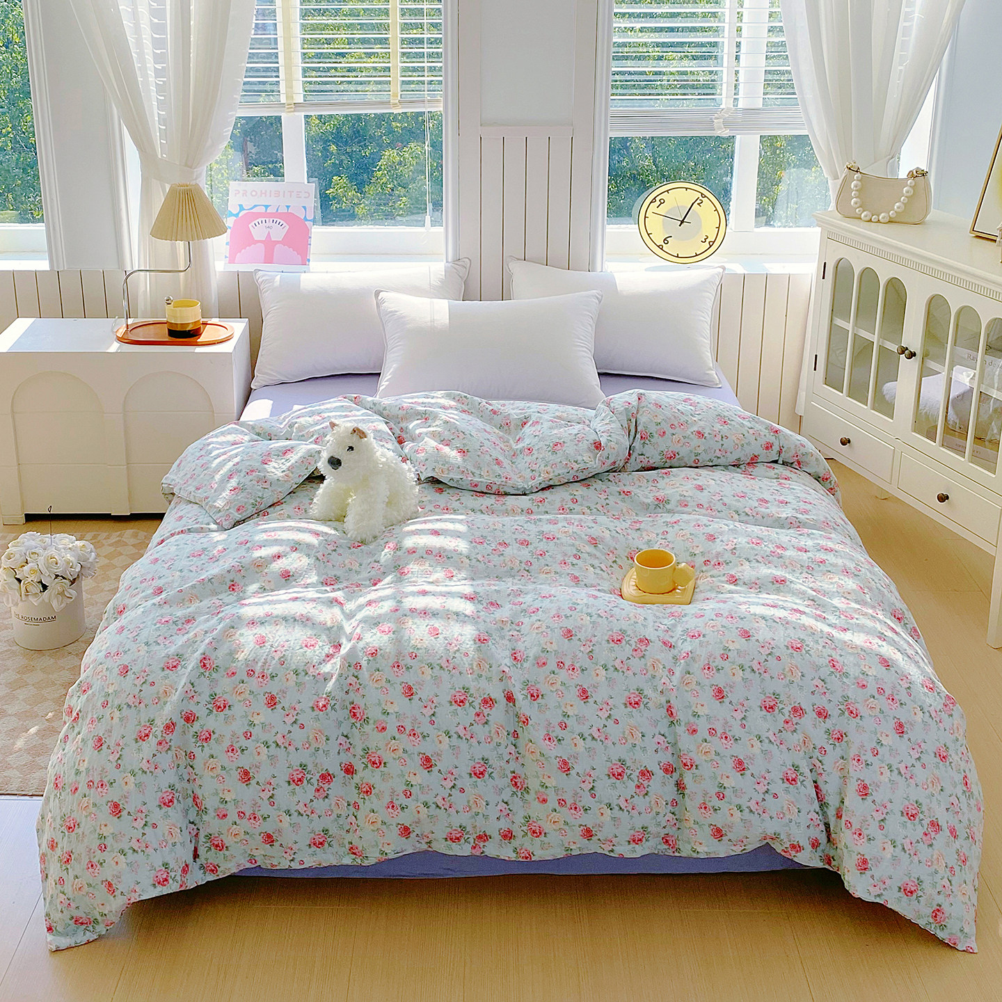 ROLAND LIVE全棉双层纱印花被套A类小清新单双人被套单件宿舍被套,床上用品,被套,淘宝优惠券,粉丝福利购,淘宝优惠卷