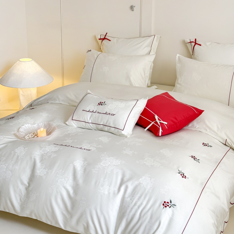 100S澳棉提花轻奢四件套