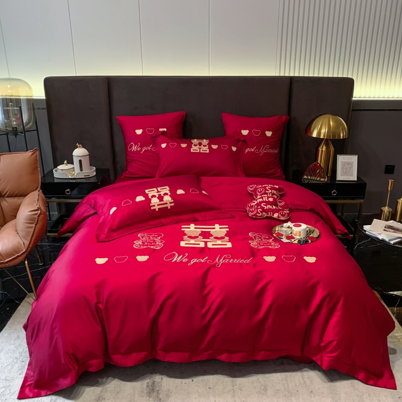 60S新疆长绒棉四件套亲肤