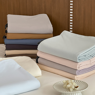 红花车简约50支全棉磨毛被套单件秋冬天纯棉家用单双人被芯套罩