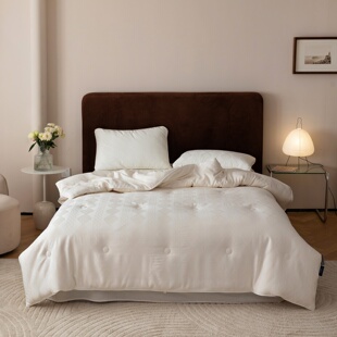 ROLAND LIVE高奢提花抗菌被51%大豆纤维冬被加厚子母被双人被芯