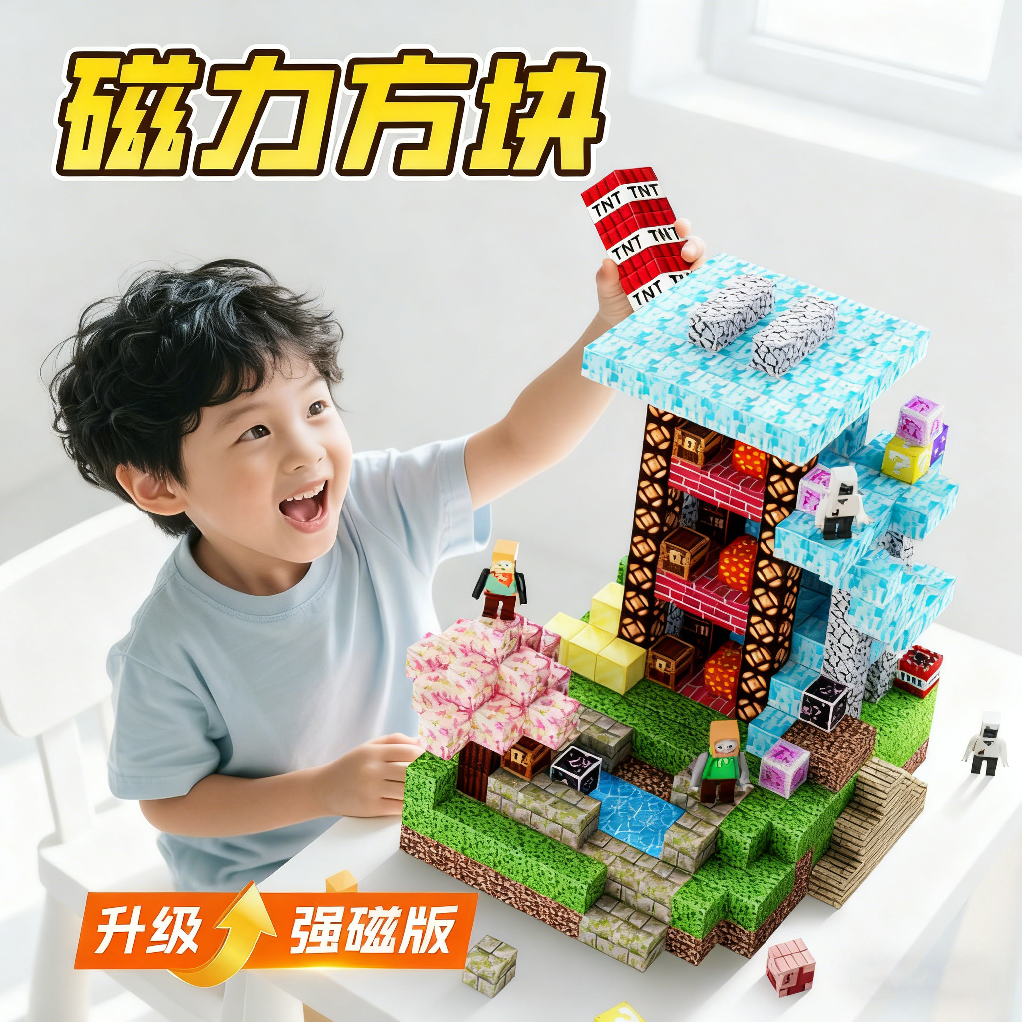 【安全耐造闭眼入】全套磁力方块