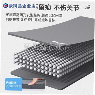 瑜伽b垫男士健身家用加大加宽2米防滑运N动隔音减震加厚地垫.