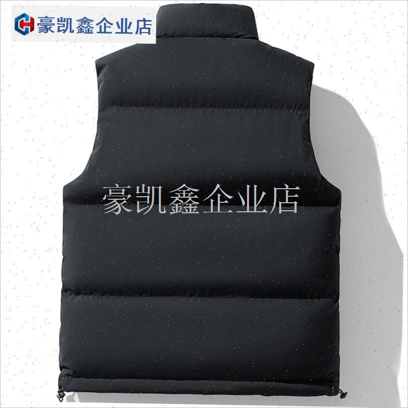 啄木鸟男士马甲j秋冬大码立领羽绒棉加厚坎肩背心爸爸外套上衣男.