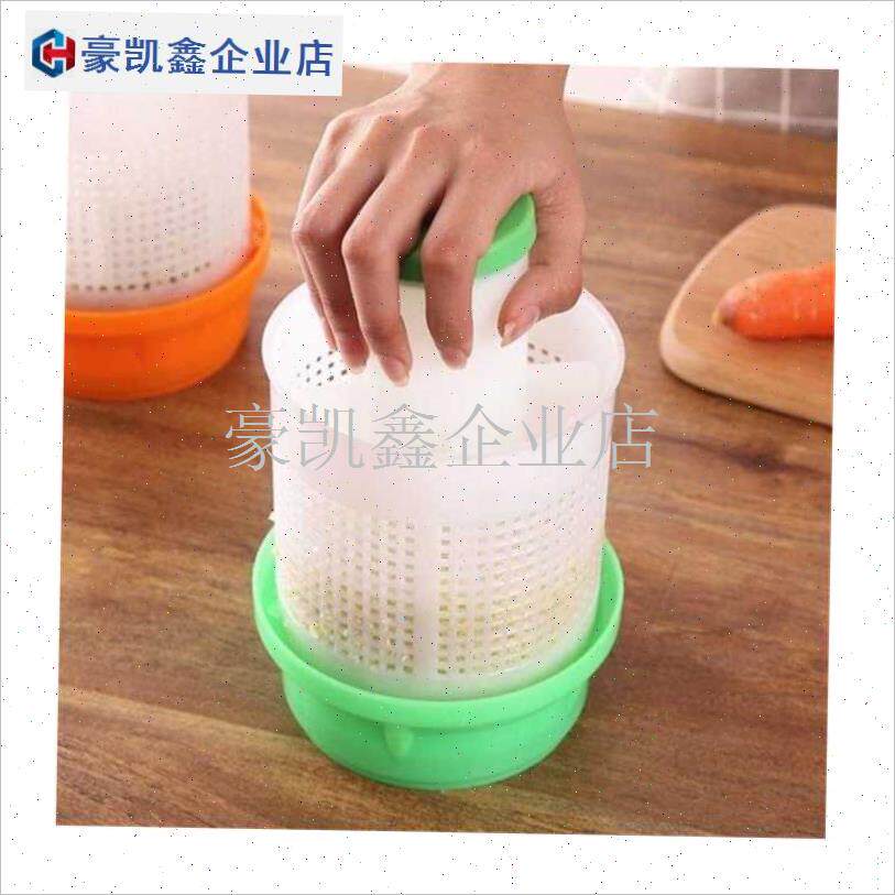 厂家直销单手毛巾拧干神器菜馅挤水脱水去水P布袋甩水器家用压白.