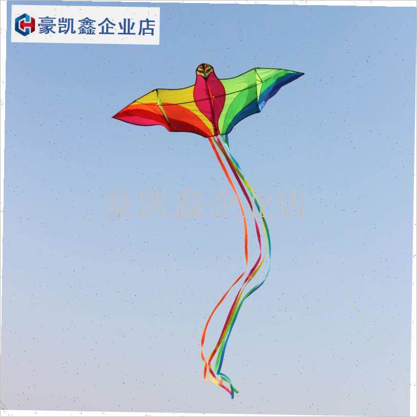 潍坊风筝新款前撑杆七彩凤凰微风易飞成人专用Q大型高档儿童好飞.