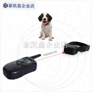 300米遥控训狗j器止吠器震动电击项圈狗狗训练器 宠物训练器材用.