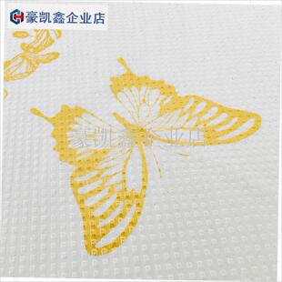 石头布一次性桌布长方形花v开 富贵茶餐厅饭店酒楼圆桌防水加厚.