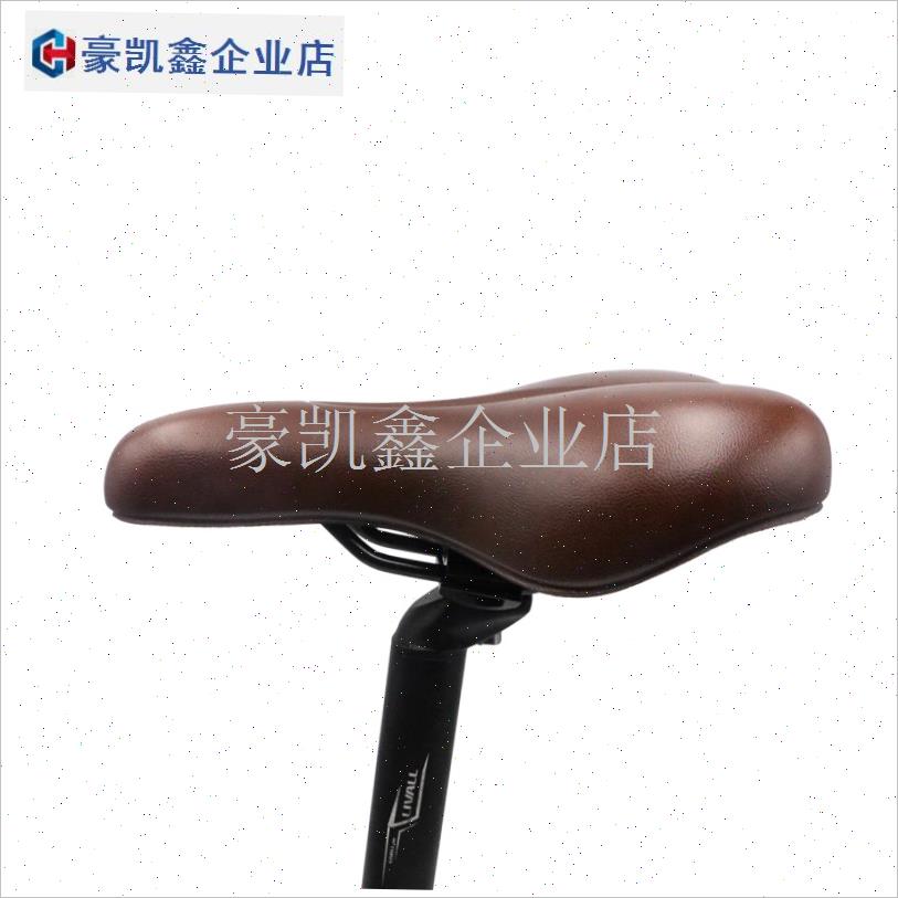 山地车座垫加宽加大复古自行车骑行坐垫舒适P鞍座超柔软公路车座.