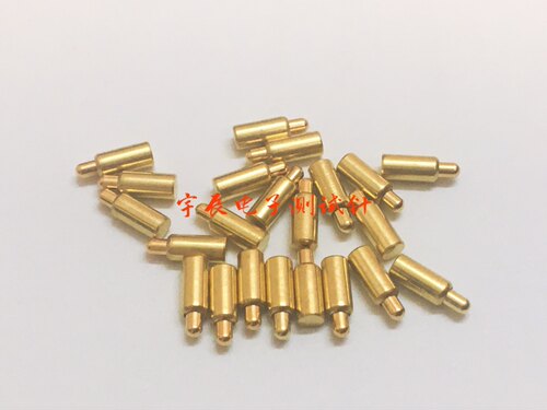弹簧顶针2.5*7.5mm圆头测试导电针行程2.0MM2.5短头测试针