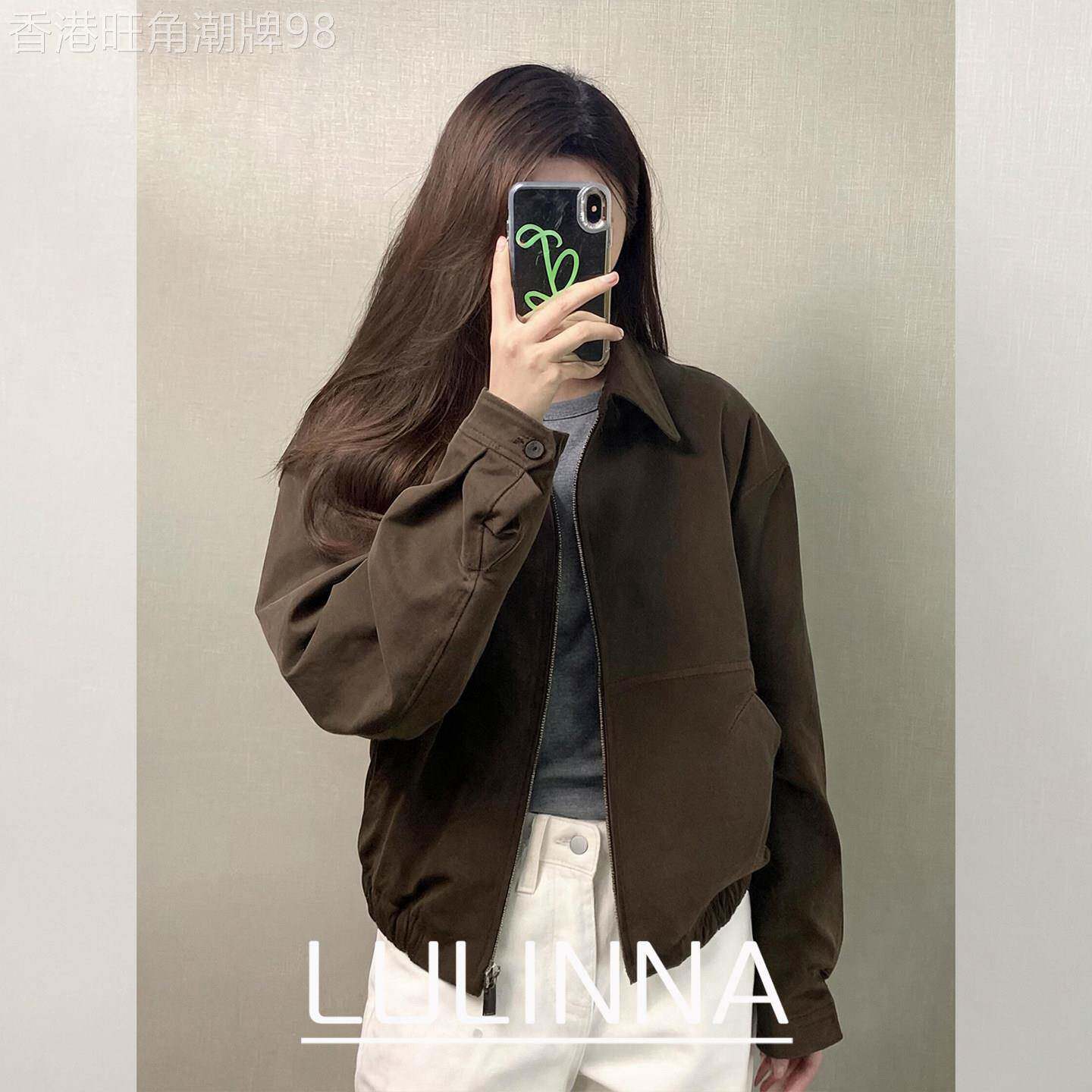 2026新款今年流行爆款咖色机车服小个子高端小资短款夹克外套女款