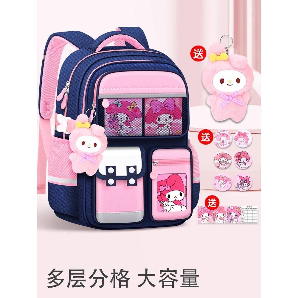 法国BADNUT儿童书包2025新款男女童卡通中小学生护脊双肩背包