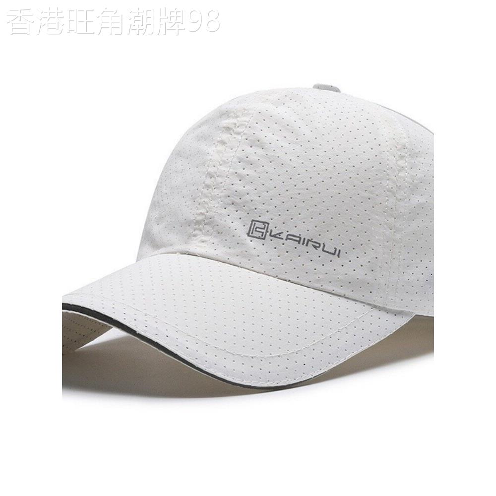 出口美国Chrisma Katch~白色帽子男夏季防晒男士网眼鸭舌帽透气