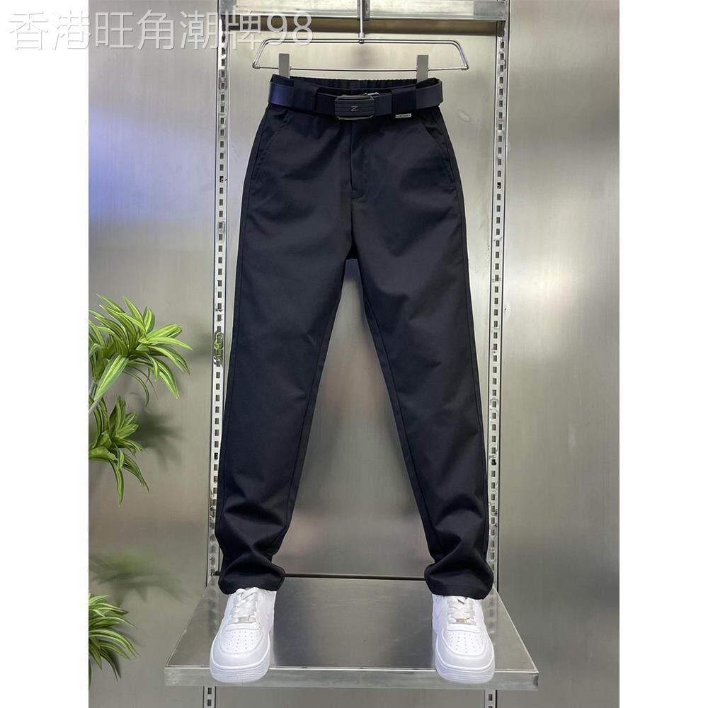 运动卫裤男春秋季潮牌宽松直筒工装哈伦裤子男士百搭直筒休闲长裤