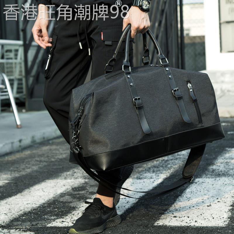 潮牌男包新款手提旅行包大容量商务出差行李揹包大健身单肩斜挎包