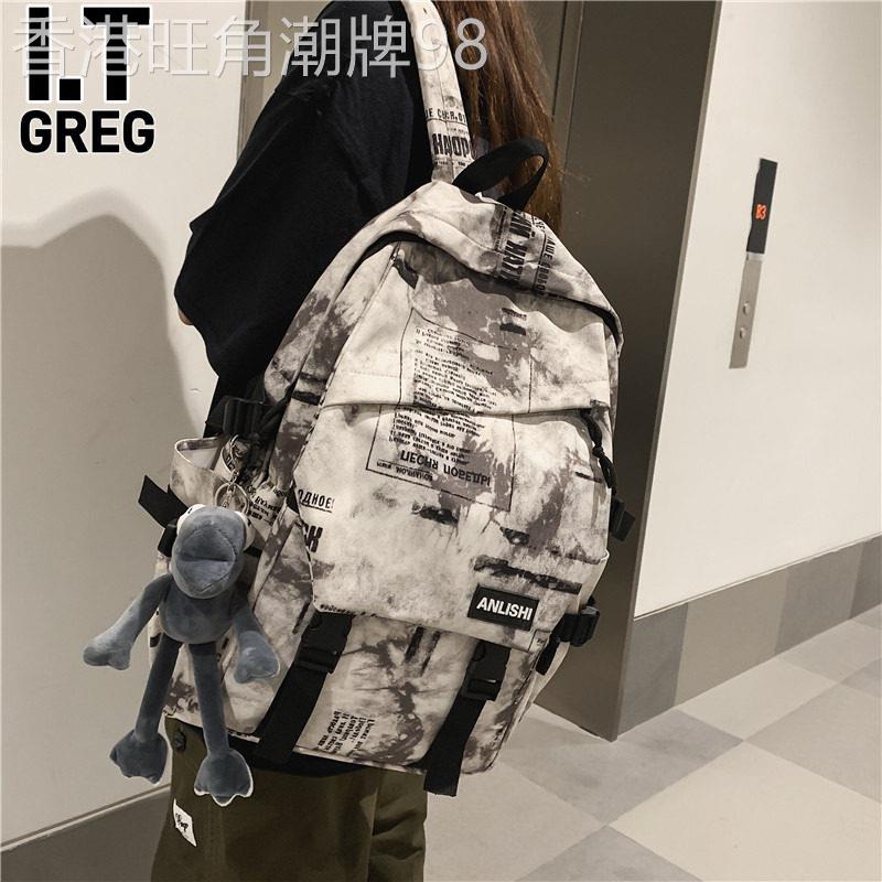 I.Tgreg男双肩包欧美时尚街头高中大学生初中生潮流ins书包男生
