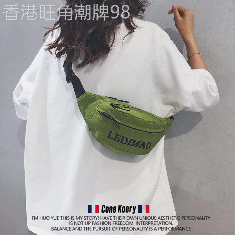 法国简约时尚胸包女新款休闲百搭斜挎包手机腰包男运动旅游单肩包
