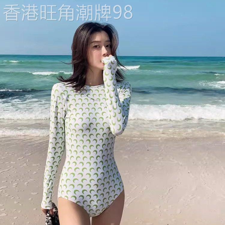 游泳衣女2026夏季新款性感遮肚显瘦保守长袖防晒露背比基尼连体潮