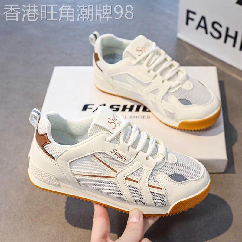 网面透气小码运动鞋女2026新款夏季薄款轻便百搭跑步小白鞋凉鞋子