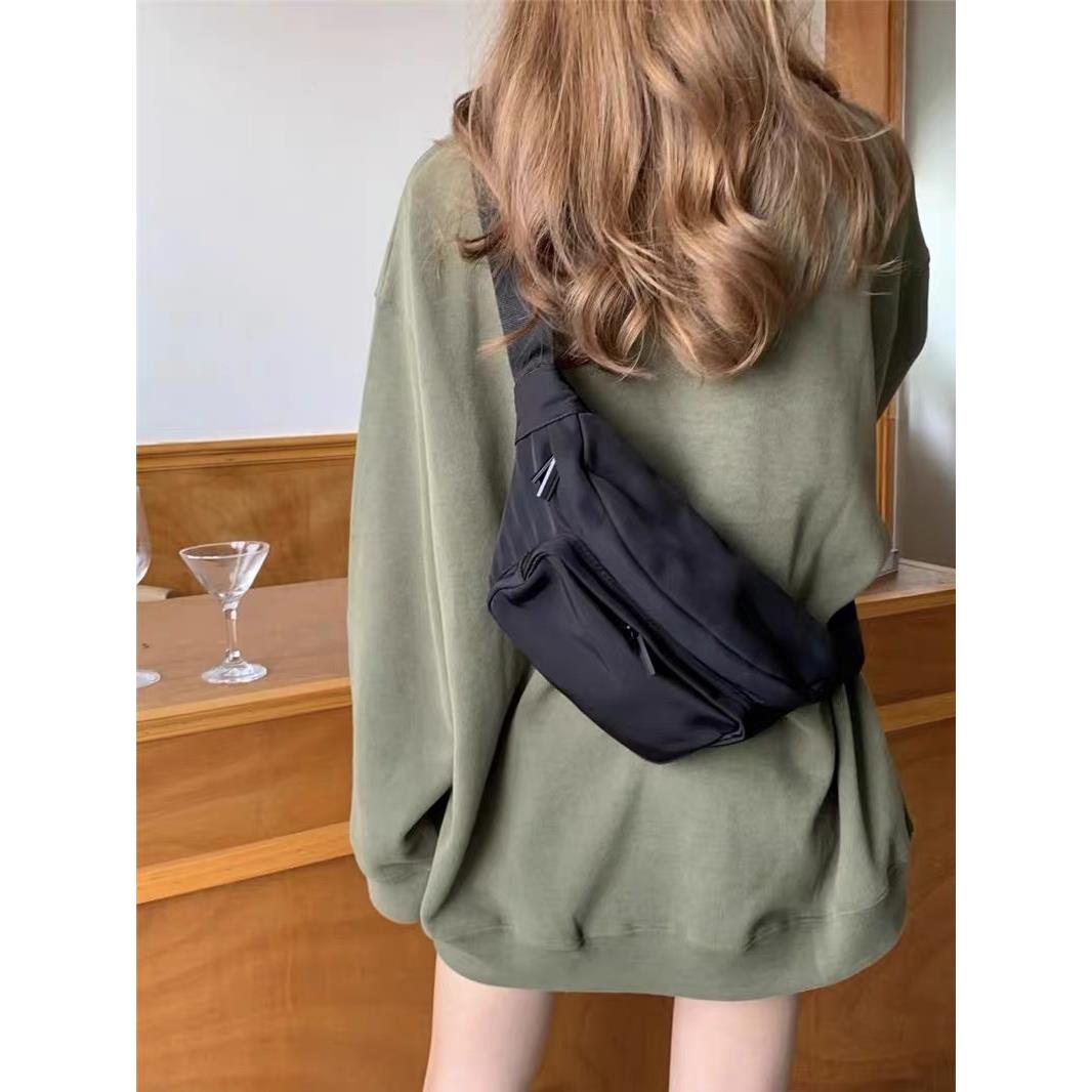 新加坡女包2024新款潮牌单肩户外背包骑行腰包运动休闲斜挎包胸包