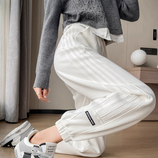 小个子高腰灯笼裤 显瘦宽松休闲裤 767 女2025年秋新款 束脚运动裤