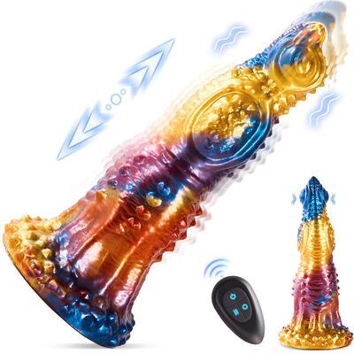 Realistic Dildo Telescopic Vibrator for Women Remote Control